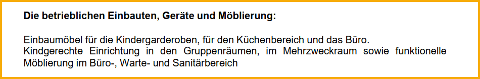 Ausriss aus dem Forsterner Amtsblatt vom Dezember 2003. Thema: Neuer Kindergarten, betriebliche Einbauten..