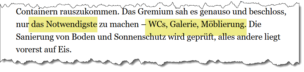 Ausriss aus dem Merkur vom 08.06.2022. Thema: Umbau des Kindergartens in einen Kinderhort.