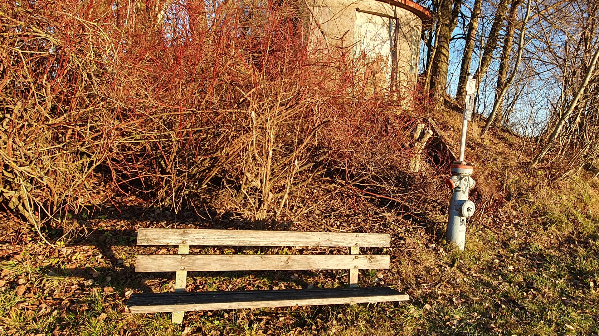 Diese Bank müsste mal instand gesetzt werden. Parkbank am Wasserhaisl hinter Tading