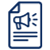Symbolgrafik für Bekanntmachungen